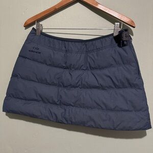Eider Women Insulated Down Puffer Skirt Navy Blue Size EU40 US 8–10 quilted mini